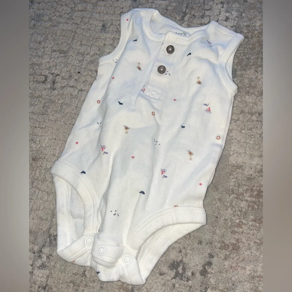 Carters tank top onesie size 3 months